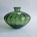 Green Recycled Glass Vase made in Spain