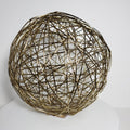 Gold decorative accent ball for home décor