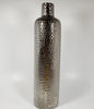 Hammered Texture Silver Ceramic Vase - Tamayne's Decor & Events